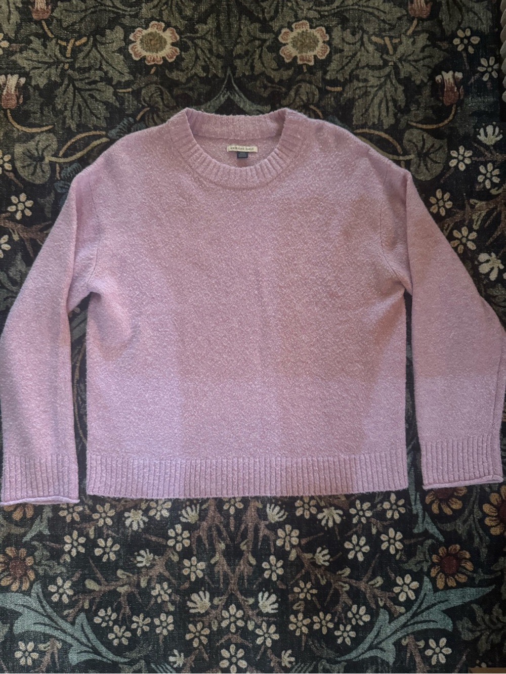 American Eagle Outfitters Lilac Crewneck Sweater